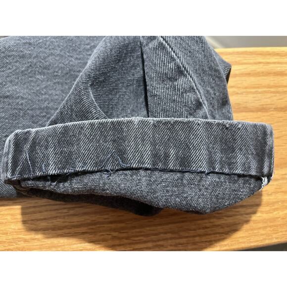 Vintage Levi’s 501-0660 90s Button Fly Black Denim USA 34W READ - Picture 10 of 11